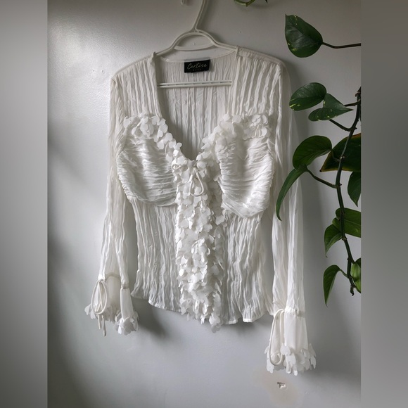 Vintage heart blouse - Picture 3 of 7